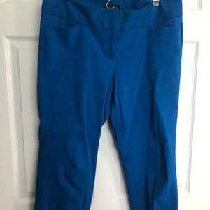 Royal Blue Dress Capris